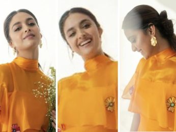 Keerthy Suresh looks refreshing in bright yellow floral dress worth Rs. 11,300 for Sarkaru Vaari Paata promotions Keerthy Suresh looks refreshing in bright yellow floral dress worth Rs. 11,300 for Sarkaru Vaari Paata promotions
