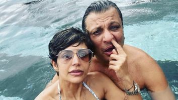 Mandira Bedi turns off comment section on Instagram after she gets trolled for sharing pool picture with male friend