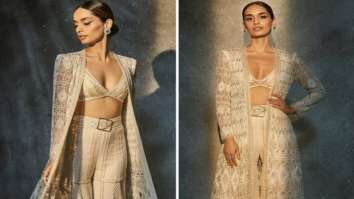 Manushi Chillar gives a twist to ivory sharara sets for Samrat Prithviraj promotions