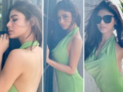 Mouni Roy’s pastel green halter maxi dress spells comfort and style