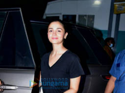 Photos: Alia Bhatt snapped post shoot in Juhu