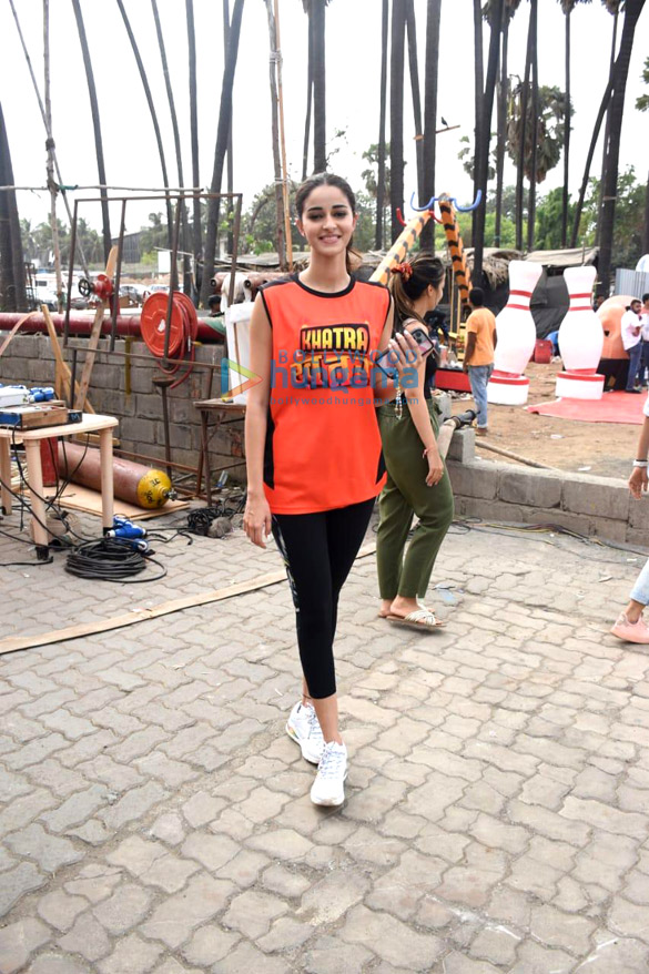 photos ananya panday bharti singh and pratik sehajpal spotted on the sets of the khatra khatra show 5