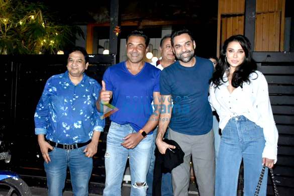 photos bobby deol abhay deol emily shah shabbir boxwala and prashant shah snapped at mizu restaurant in khar 2