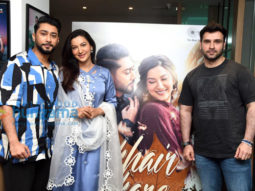 Photos: Gauahar Khan and Zaid Darbar snapped during the promotions of their music video ‘Khair Kare’