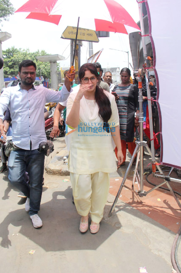 photos huma qureshi snapped on the sets of tarla in bandra 2