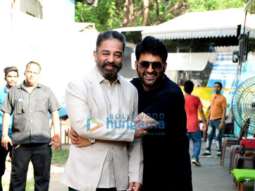 Photos: Kamal Haasan snapped for Vikram promotions on the sets of The Kapil Sharma Show