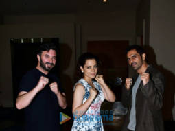 Photos: Kangana Ranaut and Arjun Rampal snapped while promoting their film Dhaakad