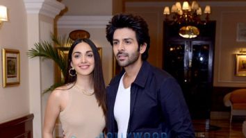 Photos: Kartik Aaryan and Kiara Advani snapped during the promotions of Bhool Bhulaiyaa 2