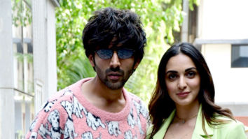 Photos: Kartik Aaryan and Kiara Advani spotted promoting Bhool Bhulaiyaa 2