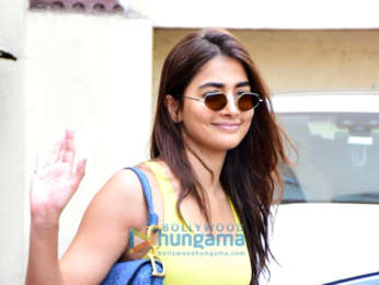 Photos: Pooja Hegde, Rakul Preet Singh and Jackky Bhagnani spotted at a gym in Bandra