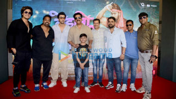 Photos: Ranbir Kapoor snapped with Ganesh Acharya and others at song launch of Dehati Disco