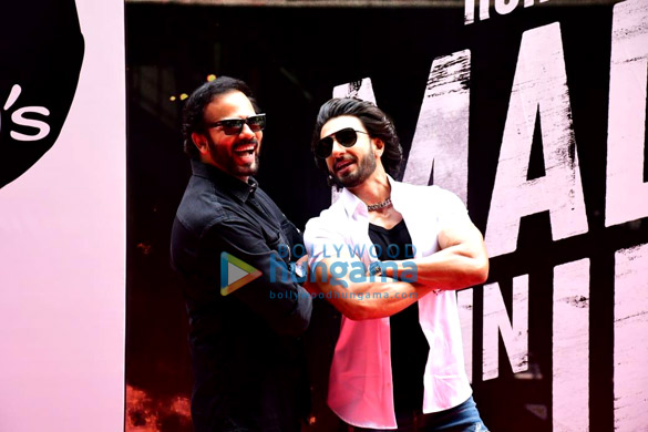 photos ranveer singh and rohit shetty snapped at chings secret made in india launch 2