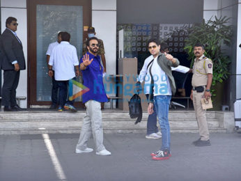 Photos: Rohit Shetty and Sidharth Malhotra snapped together at Kalina airport