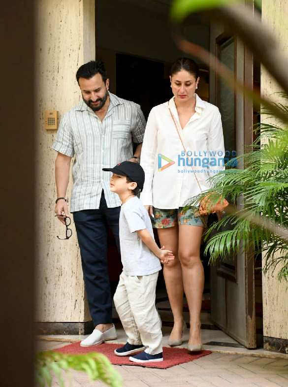 photos saif ali khan kareena kapoor khan and taimur ali khan spotted in bandra 1 3