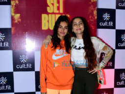 Photos: Shibani Dandekar and Anusha Dandekar snapped at Cult Fitness launch event