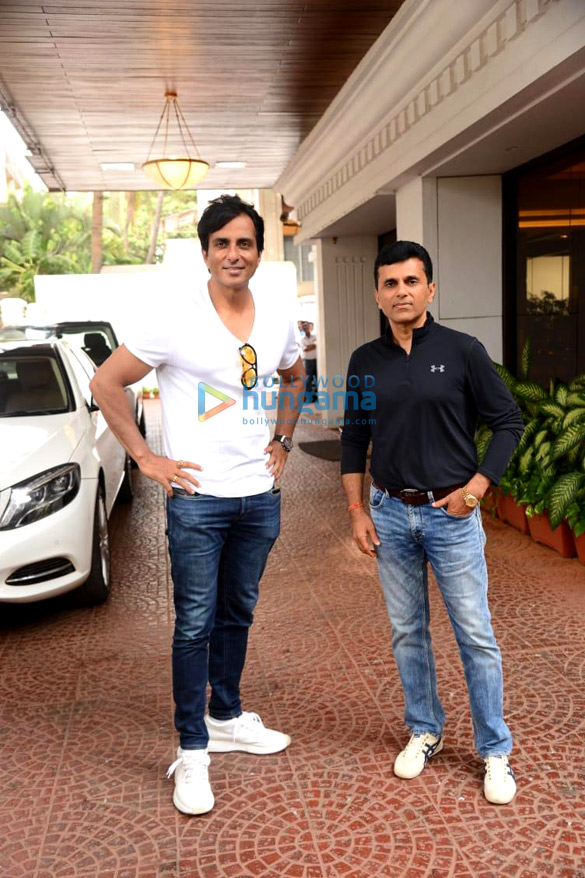 Photos: Sonu Sood spotted at Anand Pandit’s office