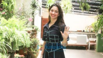 Photos: Tamannaah Bhatia spotted outside a salon in Bandra
