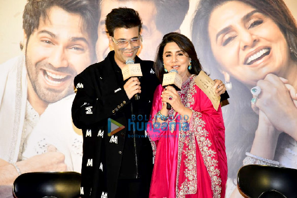 photos varun dhawan kiara advani anil kapoor and neetu kapoor arrive for the trailer launch of their film jugjugg jeeyo 12
