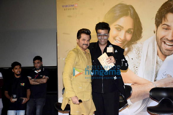 photos varun dhawan kiara advani anil kapoor and neetu kapoor arrive for the trailer launch of their film jugjugg jeeyo 13