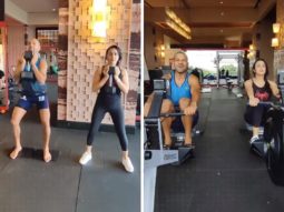 Preity Zinta works out with cricketer Shikhar Dhawan; use Tiger Shroff’s viral ‘Chhoti Bacchi Ho Kya’ dialogue as backdrop