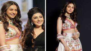 Rakul Preet Singh rules the ramp at Bombay Times Fashion Week 2022 in white floral lehenga by Archana Kochchar