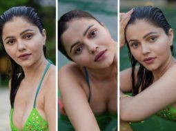 Rubina Dilaik sets the internet ablaze in sizzling green bikini as she takes a dip in the pool while vacationing in Goa