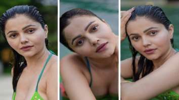 Rubina Dilaik sets the internet ablaze in sizzling green bikini as she takes a dip in the pool while vacationing in Goa