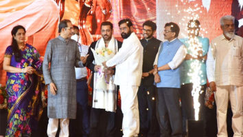 Salman Khan joins Maharashtra CM Uddhav Thackeray and team Dharmaveer at the film’s trailer launch