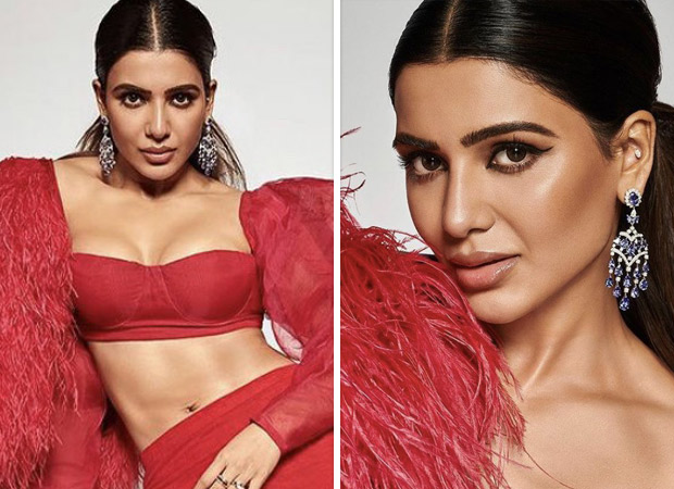 Karishma Ki Nangi Video - Samantha Ruth Prabhu leaves the internet awestruck in sexy red fringe top  and mermaid skirt : Bollywood News - Bollywood Hungama