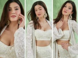 Shanaya Kapoor steals the limelight in white modern-ethnic co-ord set by Manish Malhotra for Eid celebrations