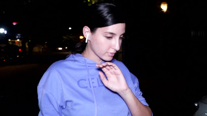 Spotted: Nora Fatehi at Exceed office in Bandra, Mumbai