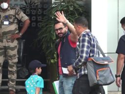Spotted: Saif Ali Khan, Taimur and Jai Shewakramani at Mumbai airport