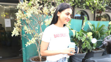 Spotted: Tejasswi Prakash at Blue Tokai coffee in Versova, Mumbai