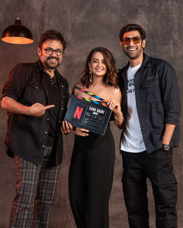 Venkatesh Daggubati, Surveen Chawla, Rana Daggubati wrap up Indian adaptation of Ray Donovan titled Rana Naidu, see pics Venkatesh Daggubati, Surveen Chawla, Rana Daggubati wrap up Indian adaptation of Ray Donovan titled Rana Naidu, see pics