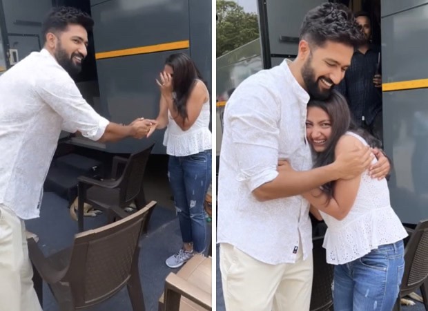 Vicky Kaushal’s female fan sobs, shivers after she gets a hug from him