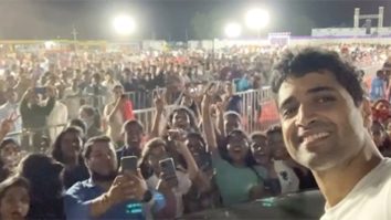 10,000 college students of VJIT Hyderabad celebrate the trailer of Major with Adivi Sesh