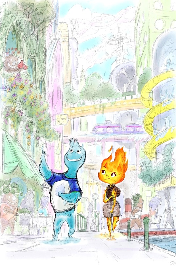Disney and Pixar Studios announce Elemental to release on June 16, 2023