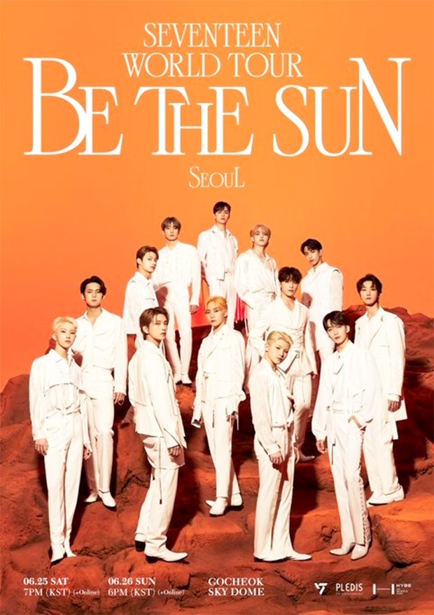 SEVENTEEN announce Be The Sun world tour with two shows in Seoul in June followed by 12 North American dates starting August 2022