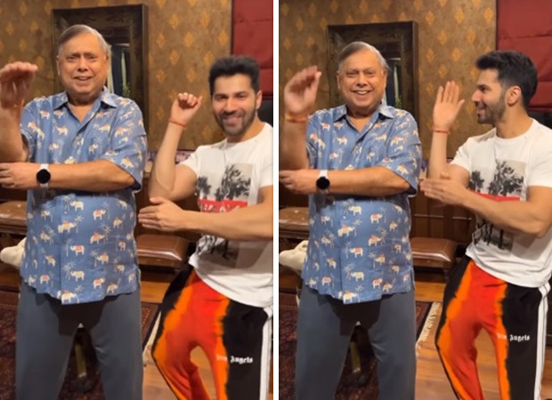Varun Dhawan grooves with dad David Dhawan on Jugjugg Jeeyo's The Punjaabban Song, watch video 