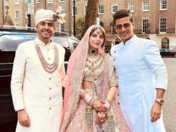 Singer Kanika Kapoor ties the knot with businessman Gautam Hathirmani in a traditional Indian ceremony in London