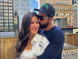 Katrina Kaif gets a kiss from Vicky Kaushal as they celebrate his birthday in New York; see pics