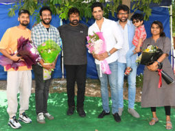 Chiranjeevi reviews Major; hosts actor Adivi Sesh and the team at his house in Hyderabad