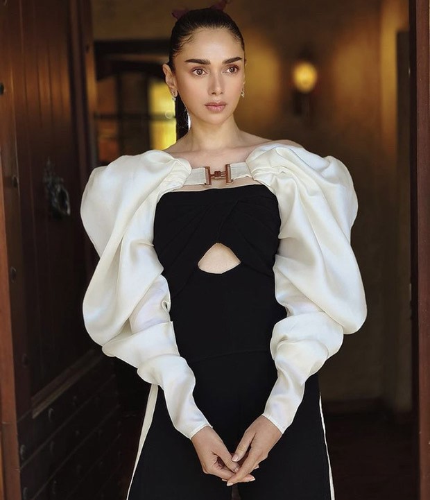 Aditi Rao Hydari embraces puff sleeve trend in stylish Avaro Figlio jumpsuit at Cannes 2022