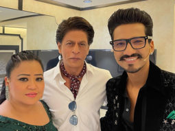 Haarsh Limbachiyaa and Bharti Singh ecstatic to meet Shah Rukh Khan at Jio World Centre, share picture