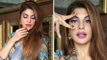 Jacqueline Fernandez rocks ethnic in purple saree worth Rs 80K for Vikrant Rona promotions