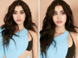 Janhvi Kapoor channels unfading elegance in asymmetric blue cut-out thigh-high slit dress worth Rs. 85,388 for Good Luck Jerry promotions