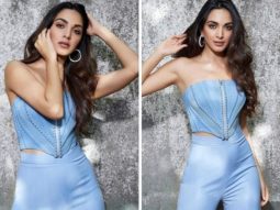 Kiara Advani looks ravishing in denim corset and denim cotton flared trousers worth Rs. 25,000 for Jug Jug Jeeyo promotions