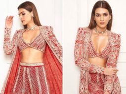 Kriti Sanon is giving us millennial bridesmaid goals in gorgeous red sharara set worth ₹ 2.58 Lakh