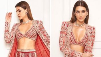 Kriti Sanon is giving us millennial bridesmaid goals in gorgeous red sharara set worth ₹ 2.58 Lakh
