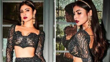 Mouni Roy is a beauty to be admired in this sequin, glittery lehenga